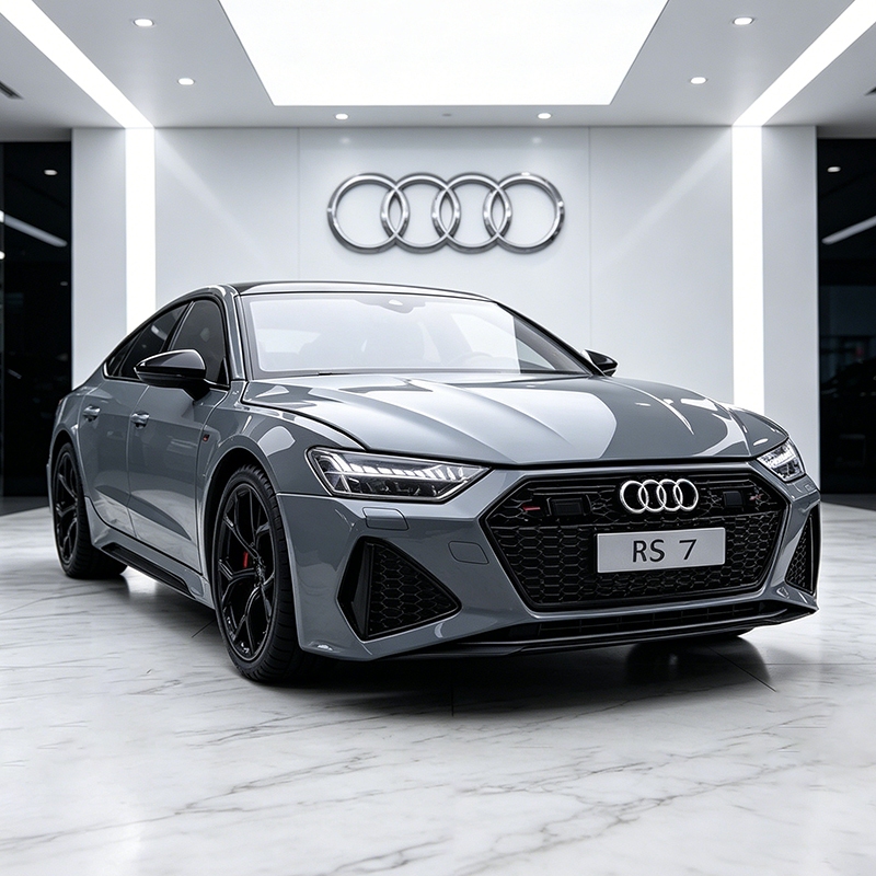 Mới 1: 24 AUDI RS7 Sportback Siêu Xe Hợp Kim Xe Mô Hình Âm Thanh Và Ánh Sáng Kéo Lại Xe Mô Hình Sưu 