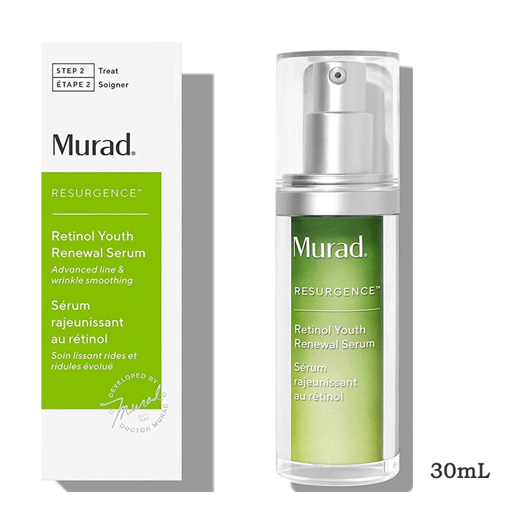 Murad Retinol Youth Renewal Serum - Serum Retinol hoạt động nhanh cho mặt và cổ (30ml)