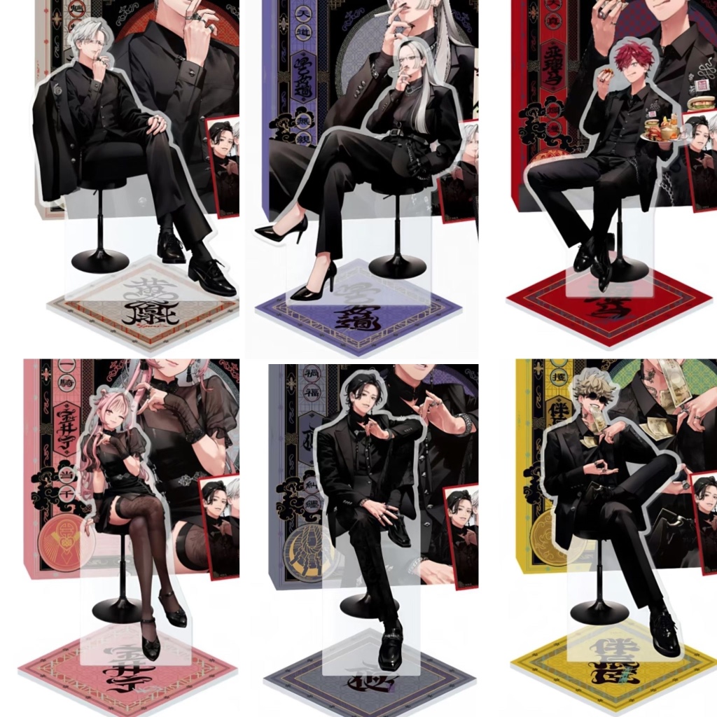 Standee Cực Lạc Nhai Gokurakugai Acrylic Mô Hình Nhân Vật Anime Trang Trí Bàn Làm Việc 10cm Siêu Đẹp