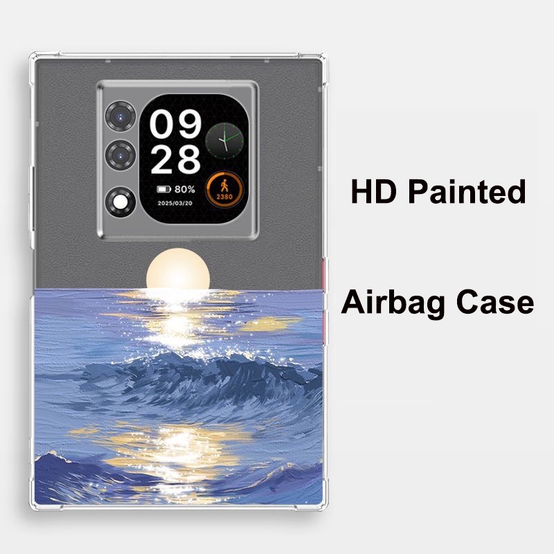 Dành Cho Unihertz Titan 2 5G Gia Cố Góc Mềm TPU Chống Sốc Túi Khí Dành Cho Unihertz 84849 Titan2 HD 