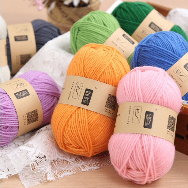 4Ply 50g Acrylic Sợi Mềm Đan Tay DIY