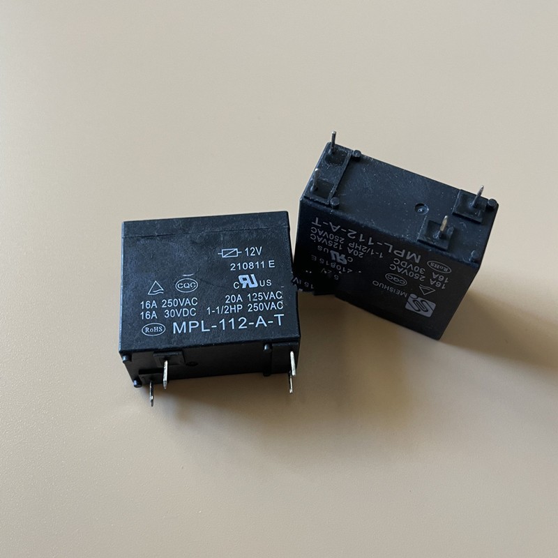 Rơle MPL-112-A-T 12VDC 4 chân thường mở 16A 12V