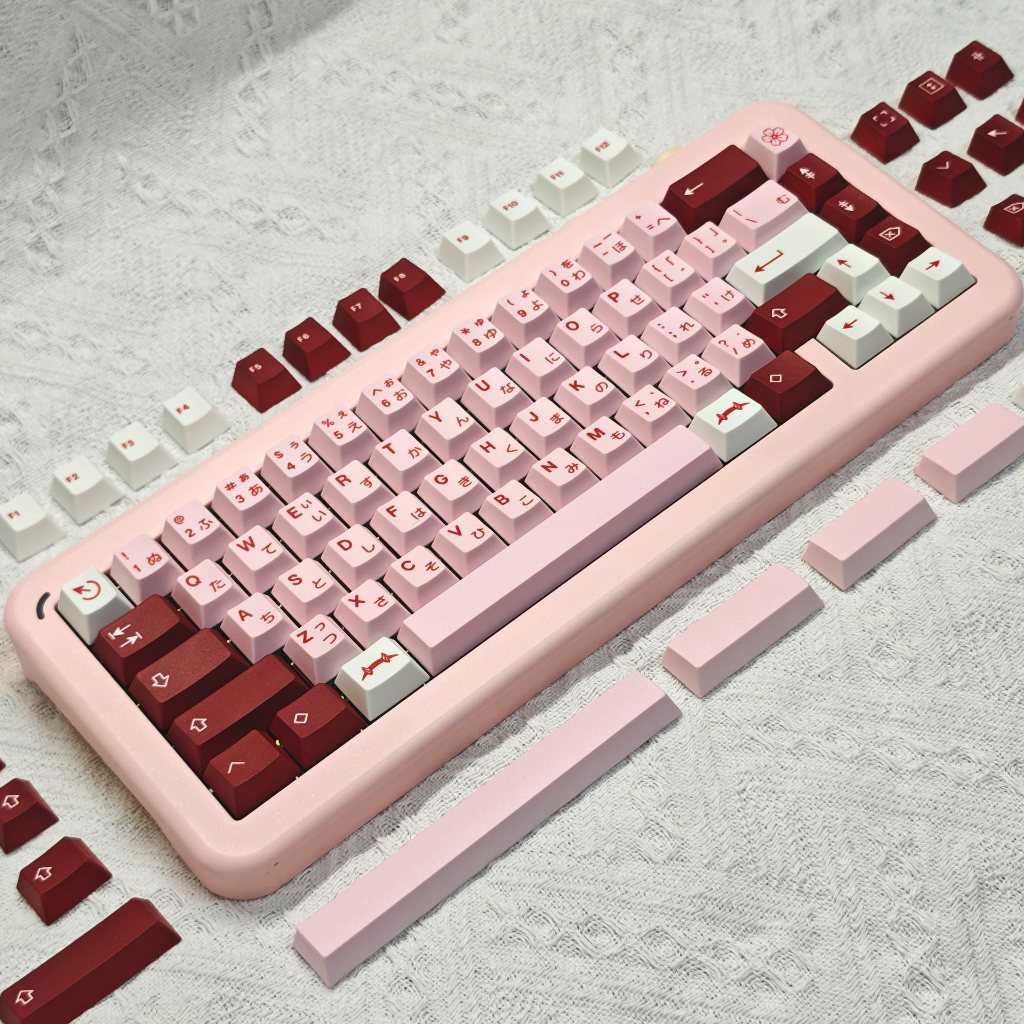 GMK DARLING keycaps anh đào hồ sơ Dye-sub PBT Bàn phím cơ Keycaps