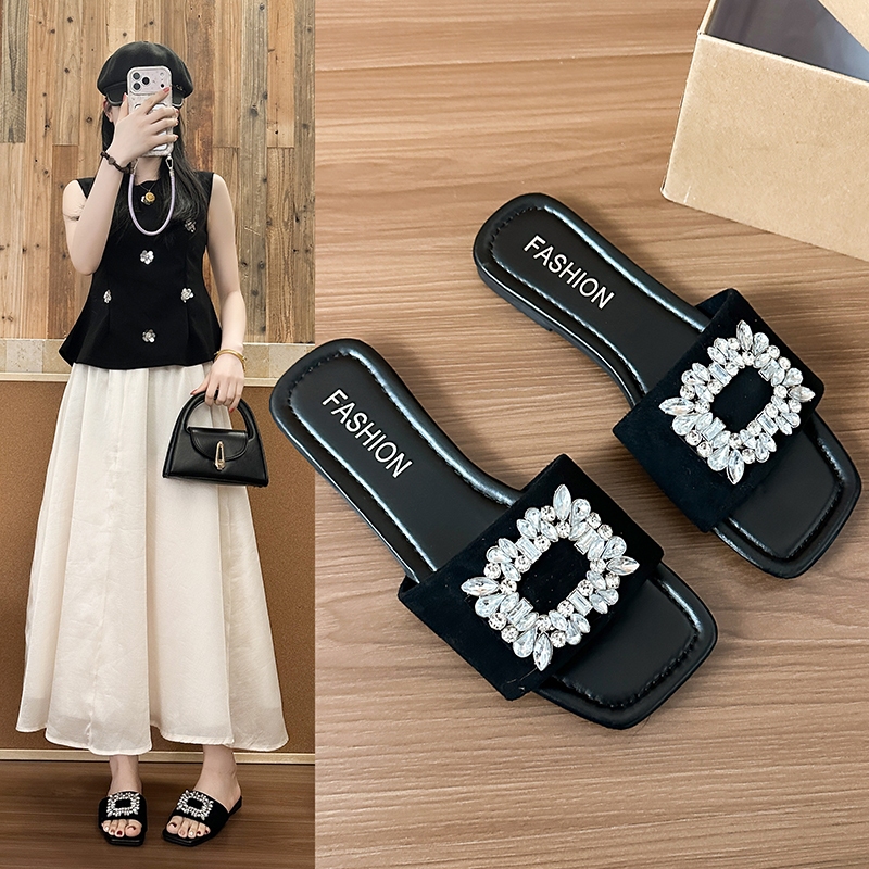 Size Lớn Dép Nữ 2026 Nữ Dép Đế Bằng Thời Trang Nữ Dép Dép Size 35-42