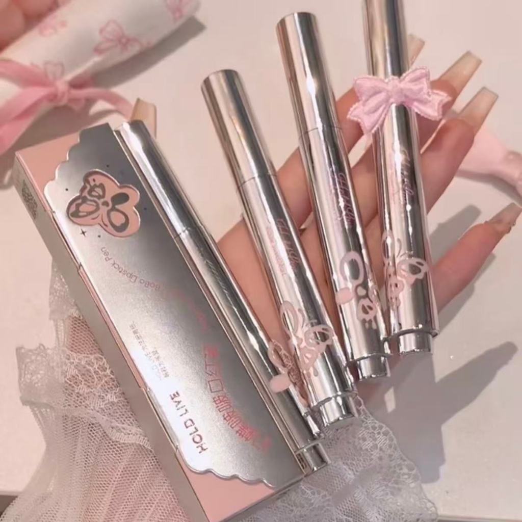 [Hàng mới về] HOLD LIVE HOLD LIVE HOLD LIVE Lipstick Pen Clear Water Gloss Fine Flashing Lip Jelly P