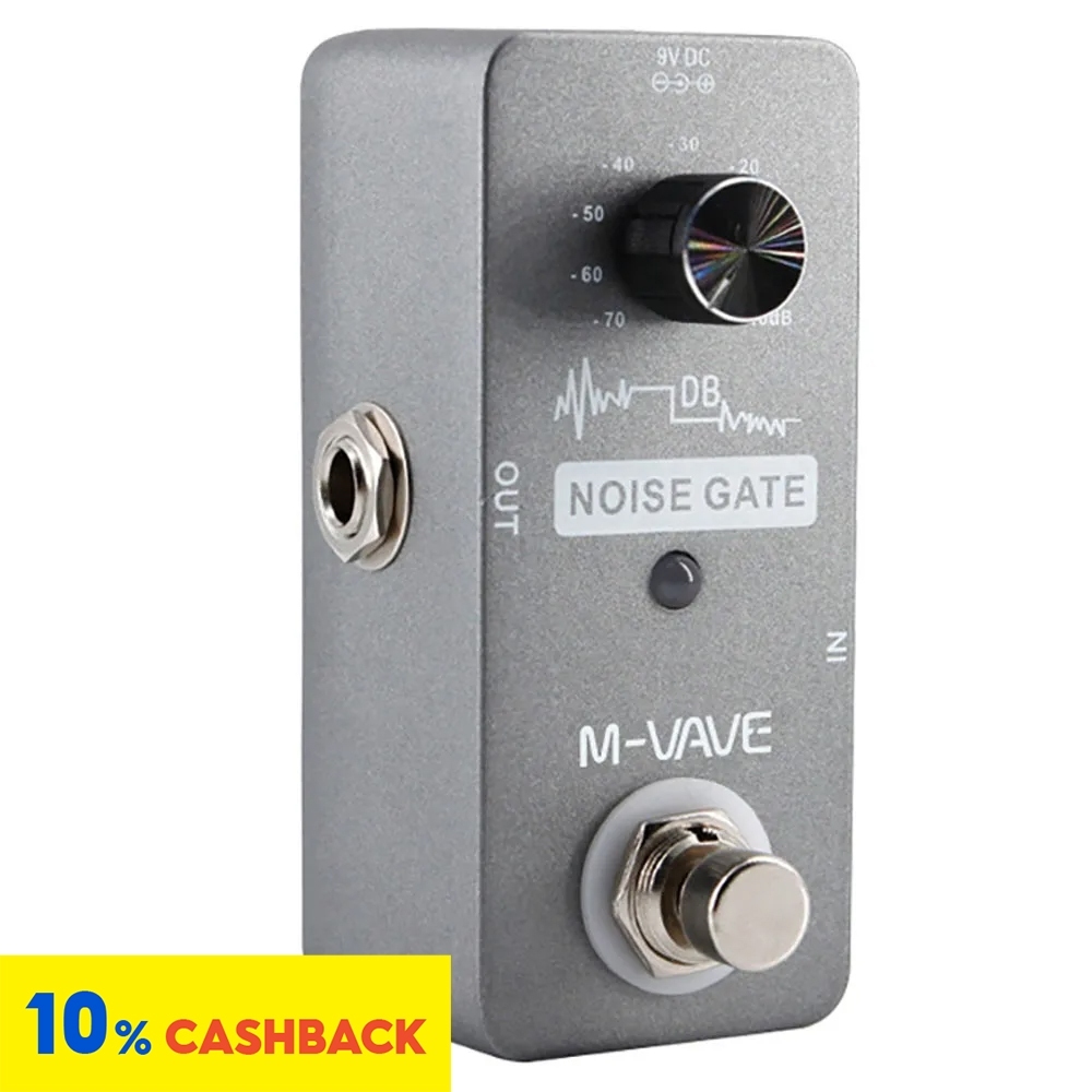 ⭐M-VAVE NOISE GATE Hiệu Ứng Đàn Guitar Bàn Đạp Âm Nhạc Guitar Điện Vòng Ghi Âm chậm trễ quá tải reve