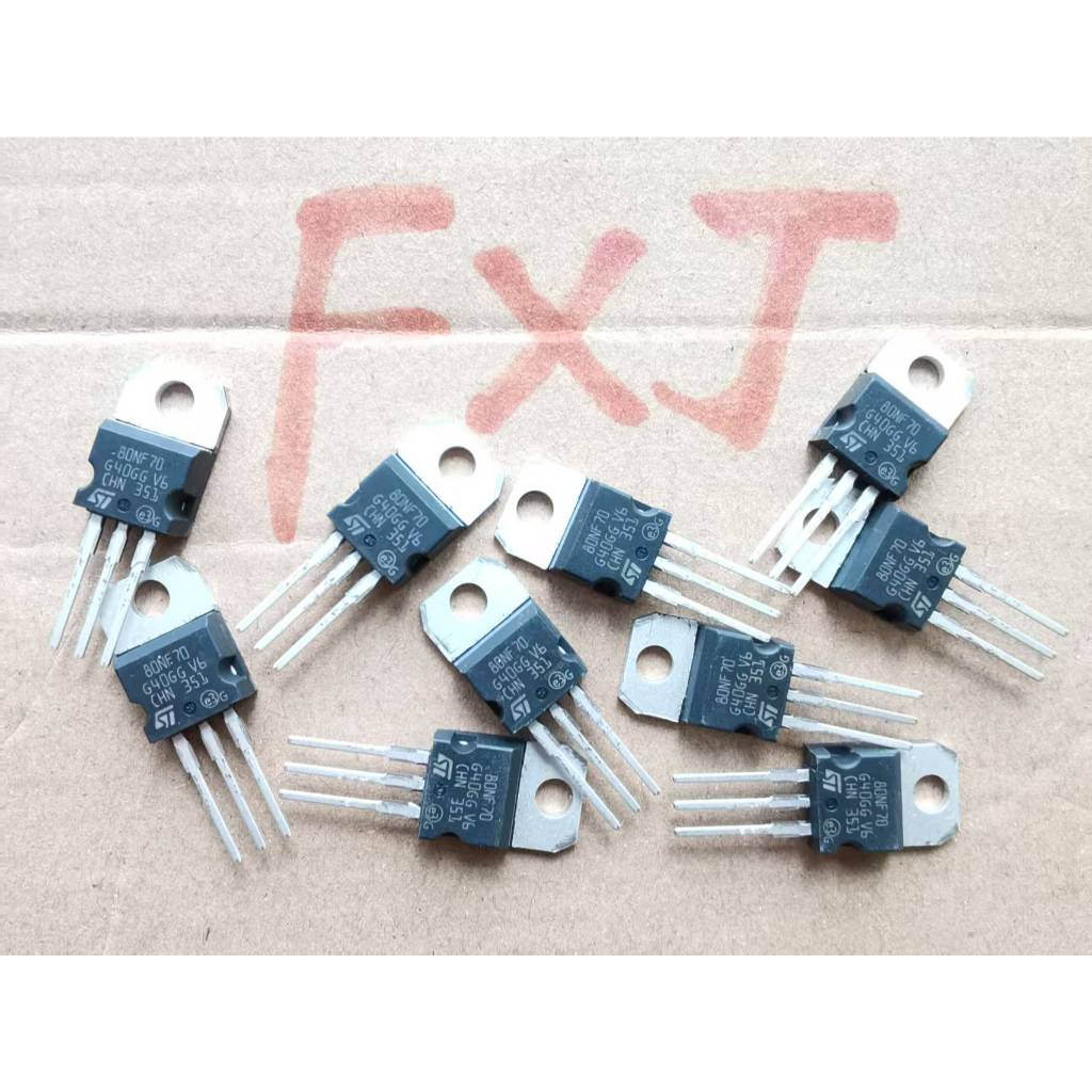((10 Chiếc) 80NF70 Mới Chính Hãng STP80NF70 Ống Hiệu Ứng Trường 80A 70V TO-220