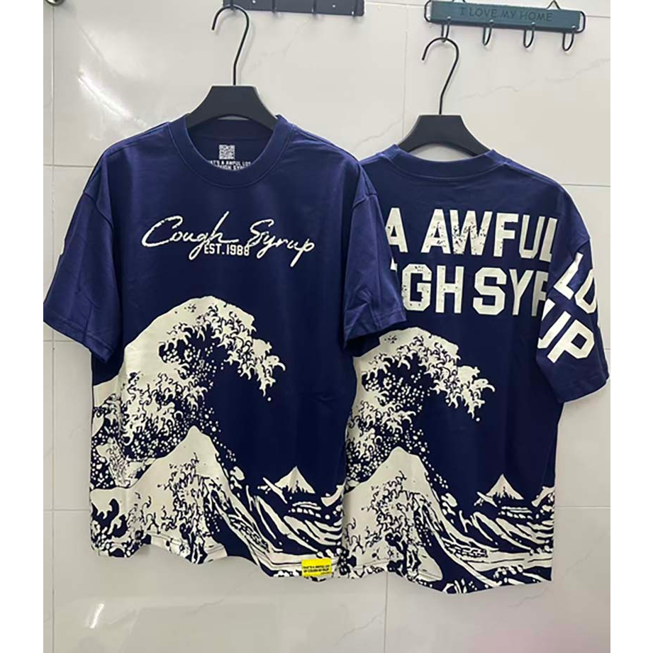 THAT. SA AWFUL LOT OF COUGH Áo thun cặp đôi dáng suông đơn giản mặc nhà đi chơi du lịch