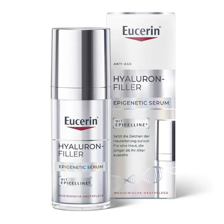 Eucerin Serum Axit Hyaluronic Chống Lão Hóa, Serum Biểu Sinh Hyaluron-Filler để Giảm Nhăn & Làm Săn 