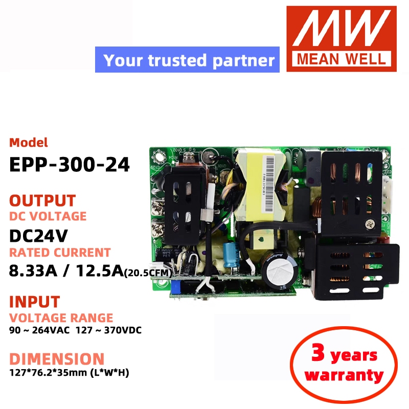 MEAN WELL EPP-300-24 EPP-300-12 EPP-300-48 EPP-300-15 EPP-300-27 LOP-300 Bộ nguồn Switching Meanwell