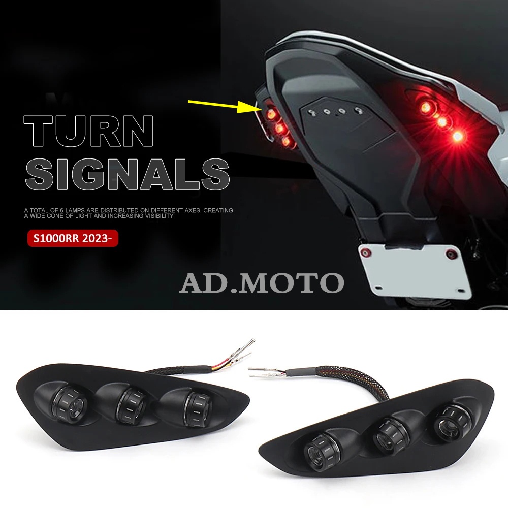 S1000RR Xe Máy In-Tail LED Tích Hợp Đèn Đuôi Cho Xe BMW S1000RR 2019-2022 S 1000 RR 2023 2024 LED Bậ