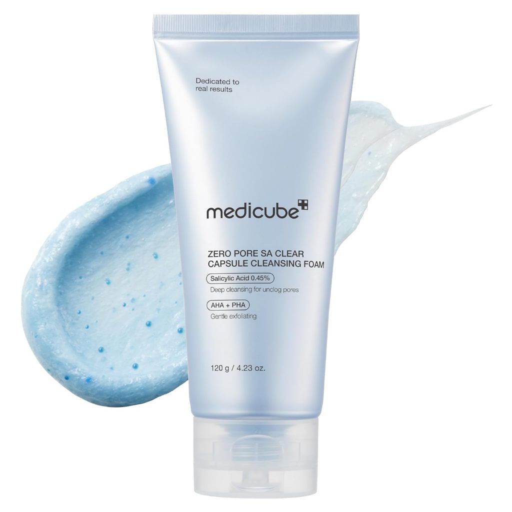 Sữa rửa mặt medicube Zero Pore Capsule Bọt làm sạch | Viên nang axit Azelaic | Roi axit Azelaic | Vi