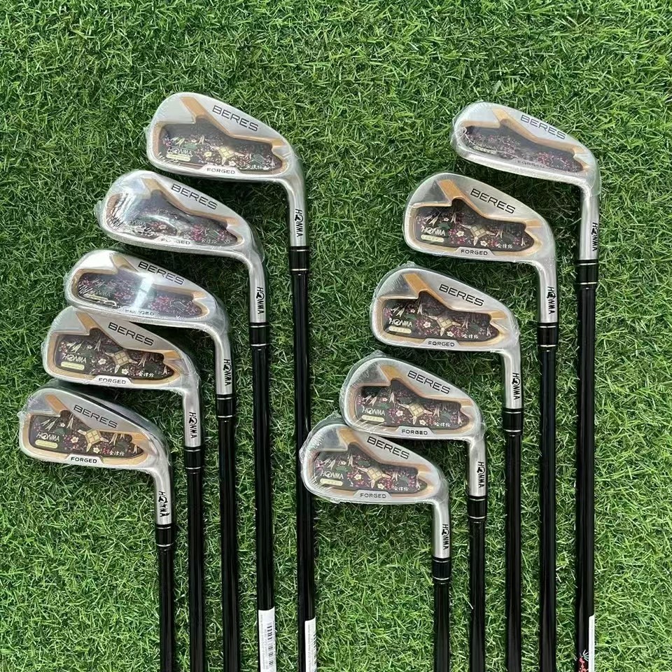 10 CHIẾC HONDA S08 4STAR NAM Golf Iron Set 4 5 6 7 8 9 10 11 Aw Sw Iron Nam Than chì Trục thép Golf 