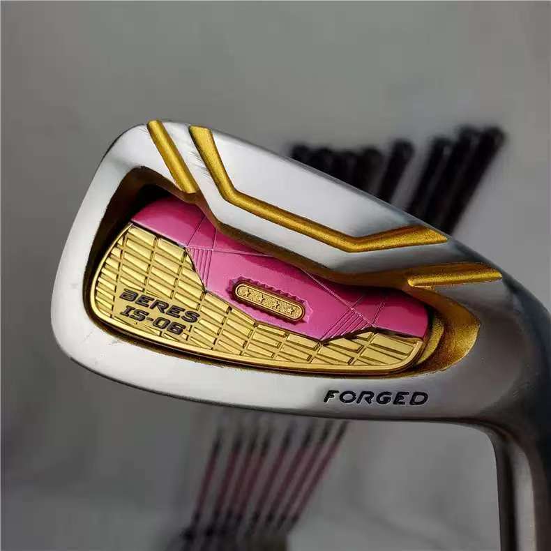 9 CHIẾC HONDA S06 4STAR WOMENS Golf Iron Set 5 6 7 8 9 10 11 Aw Sw Iron LADY Trục thép than chì Bộ s