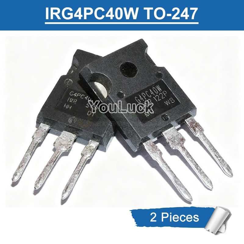2 chiếc G4PC40W IRG4PC40W TO-247 20A / 600V IGBT Transistor Mới