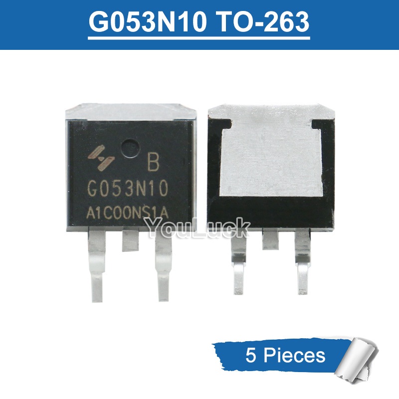 5 chiếc G053N10 TO-263 HYG053N10NS1B SMD 120A / 100V N-channel MOSFET Transistor Mới