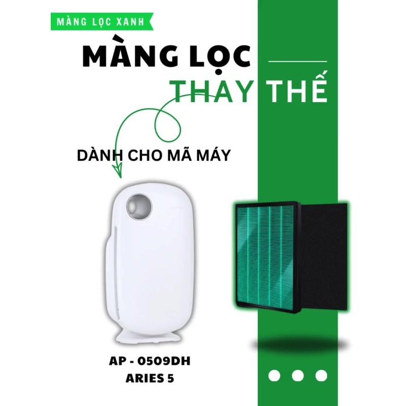 Bộ lọc Coway tương thích AP-1008CH, AP-1009CH, Bộ lọc không khí, Bộ lọc Hepa Coway, Lõi lọc không kh