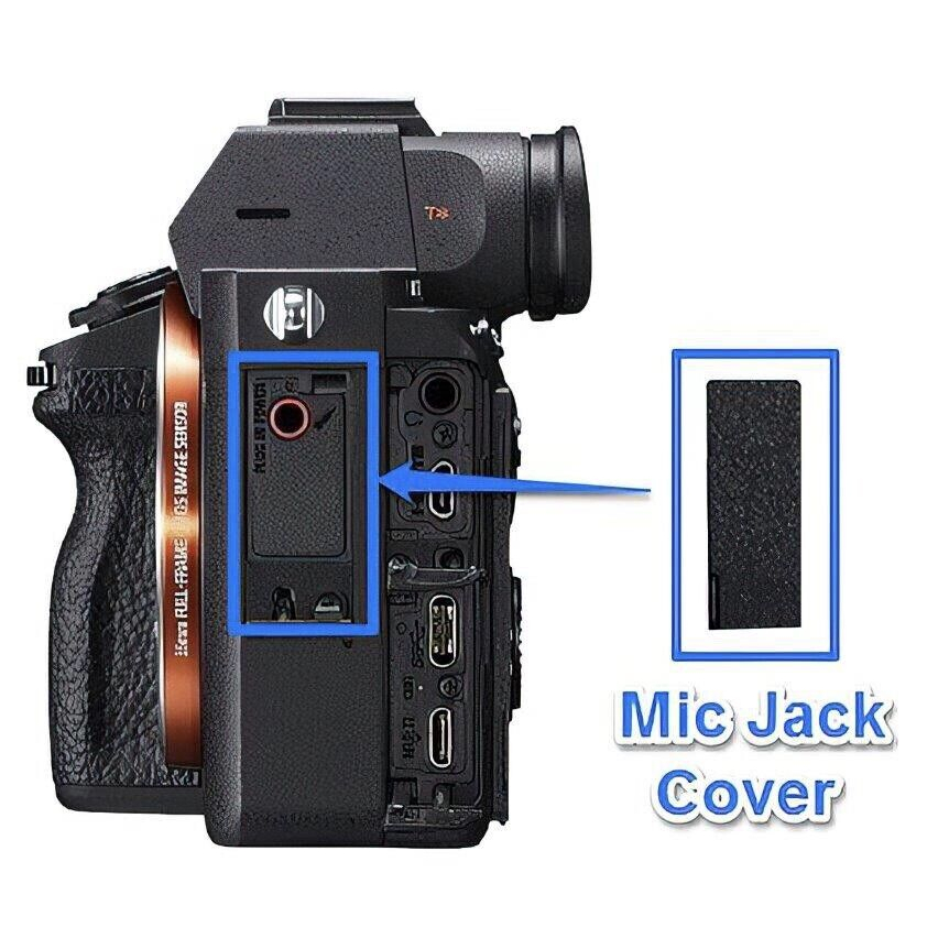 Dành Cho Sony A7iii ILCE-7iii 7iii A7M3 Mic Micro Nắp Thay Thế Một Phần