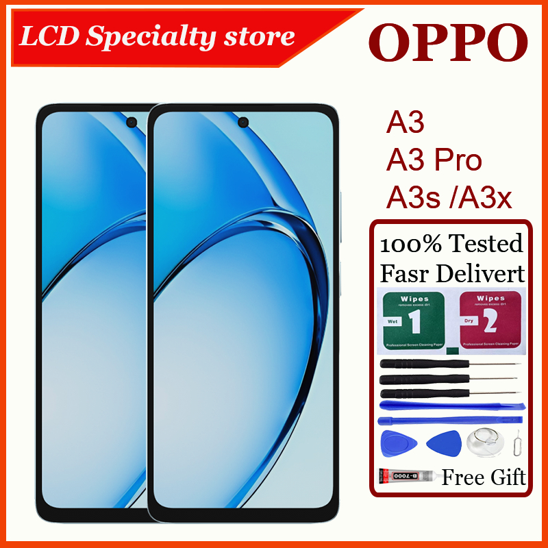 Dành Cho OPPO A3 4G 5G A3s A3x 4G A3x 5G Màn Hình LCD Bộ Số Hóa Cảm Ứng Thay Thế
