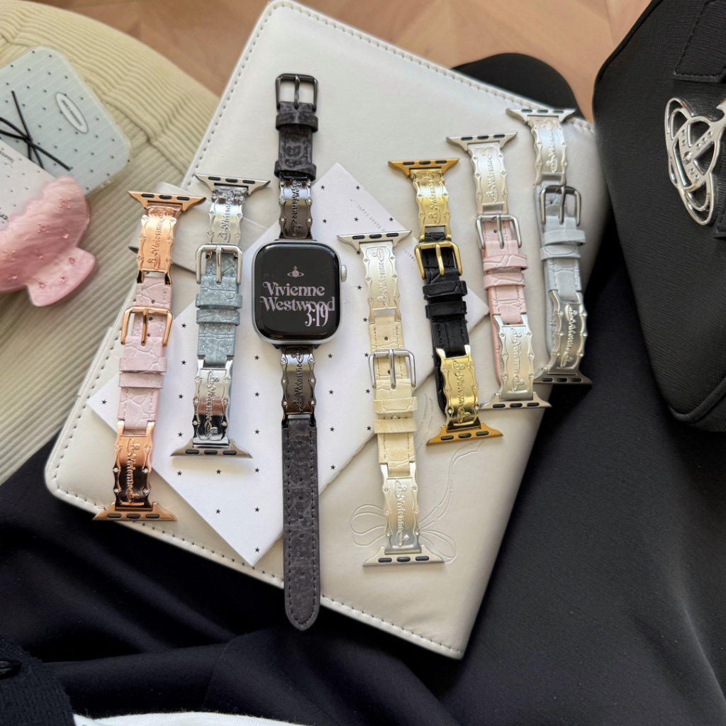 Dây đeo đồng hồ bằng da cá sấu và dập nổi Saturn Thích hợp cho Apple Watch iwatch1 / 2 / 3 38mm iwat