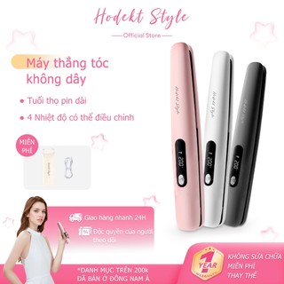 Máy Duỗi Tóc Đa Năng Hodekt Thiết Kế Không Dây Sạc Pin Dễ Dàng Sử Dụng Liên Tục 50 Phút 2 Trong 1 Uốn & Duỗi Bảo Hành
