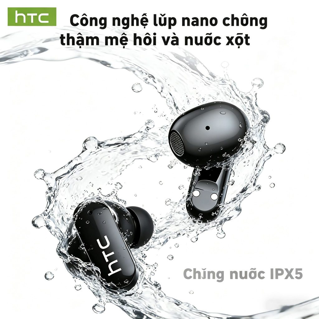 Tai nghe Bluetooth 6.0 thông minh HTC NE71 AI Tai nghe không dây màn hình cảm ứng Vỏ đồng hồ bỏ túi cổ điển IPX5 Chống nước Tuổi thọ pin dài Tai nghe chơi game bán trong tai | BigBuy360 - bigbuy360.vn