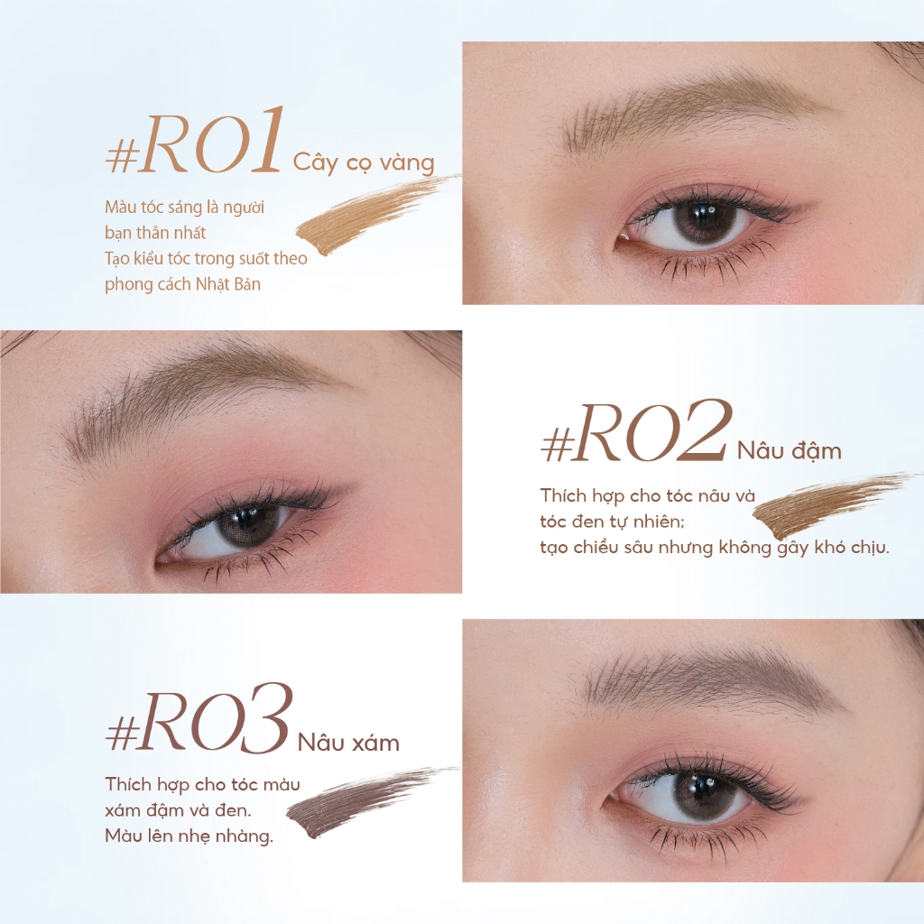 Mascara Chân Mày Mooekiss 3g, Định Hình Sợi Mày, Chống Nước Mồ Hôi, Lâu Trôi, Không LemChống NướcTự NhiênTạo SợiChống Mồ HôiNgười Mới Bắt Đầu | BigBuy360 - bigbuy360.vn