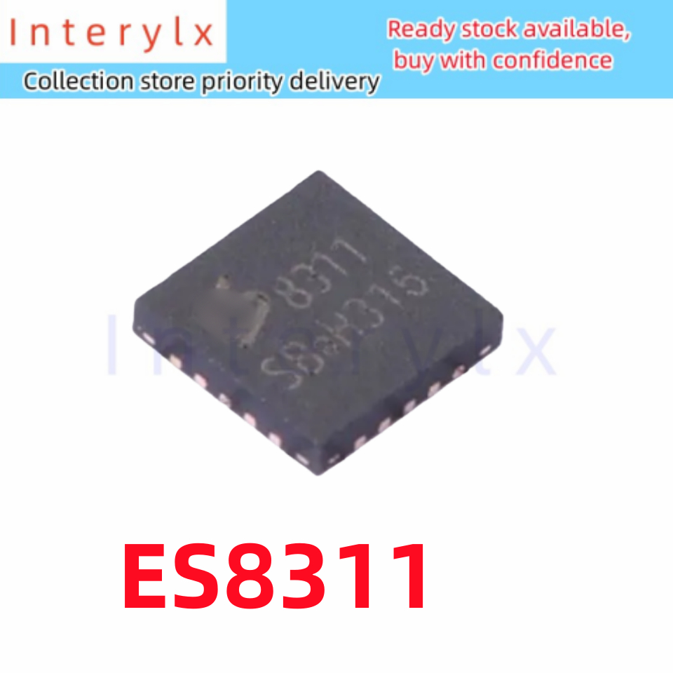 2 Cái / lốc ES8311 In Màn Hình Lụa 8311 Miếng Dán QFN-20 Chip IC Giải Mã Âm Thanh