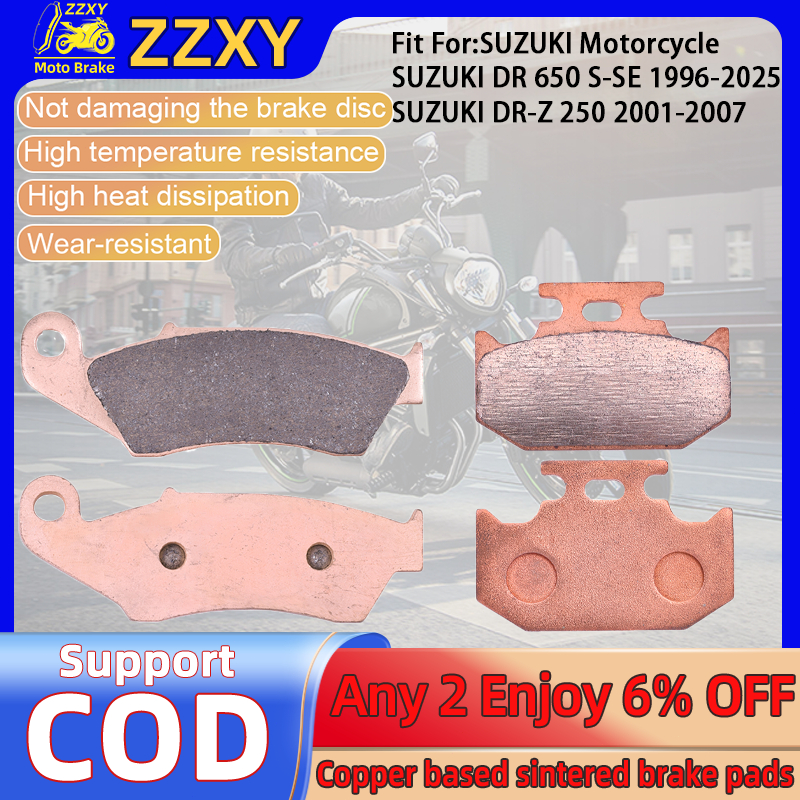 Dành Cho SUZUKI DR 650 1996-2025 DR-Z 250 2001-2007 1 Bộ Phụ Kiện Xe Máy Phía Trước & Phía Sau Đồng 