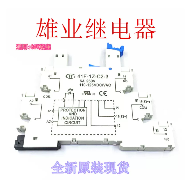 41F-1Z-C2-3 110-125VDC / VAC Đế rơle Macro 41F hoàn toàn mới 41F-1Z-C2-3