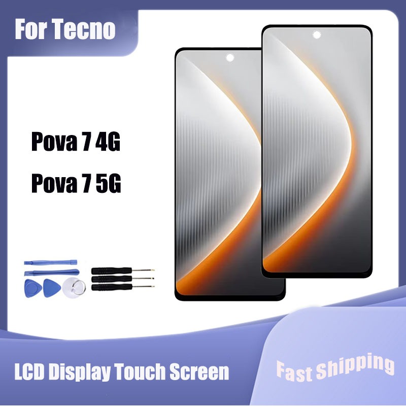 Dành Cho Tecno Pova 7 4G LJ6 Pova 7 5G LJ7 Màn Hình LCD Thay Thế Màn Hình Cảm Ứng