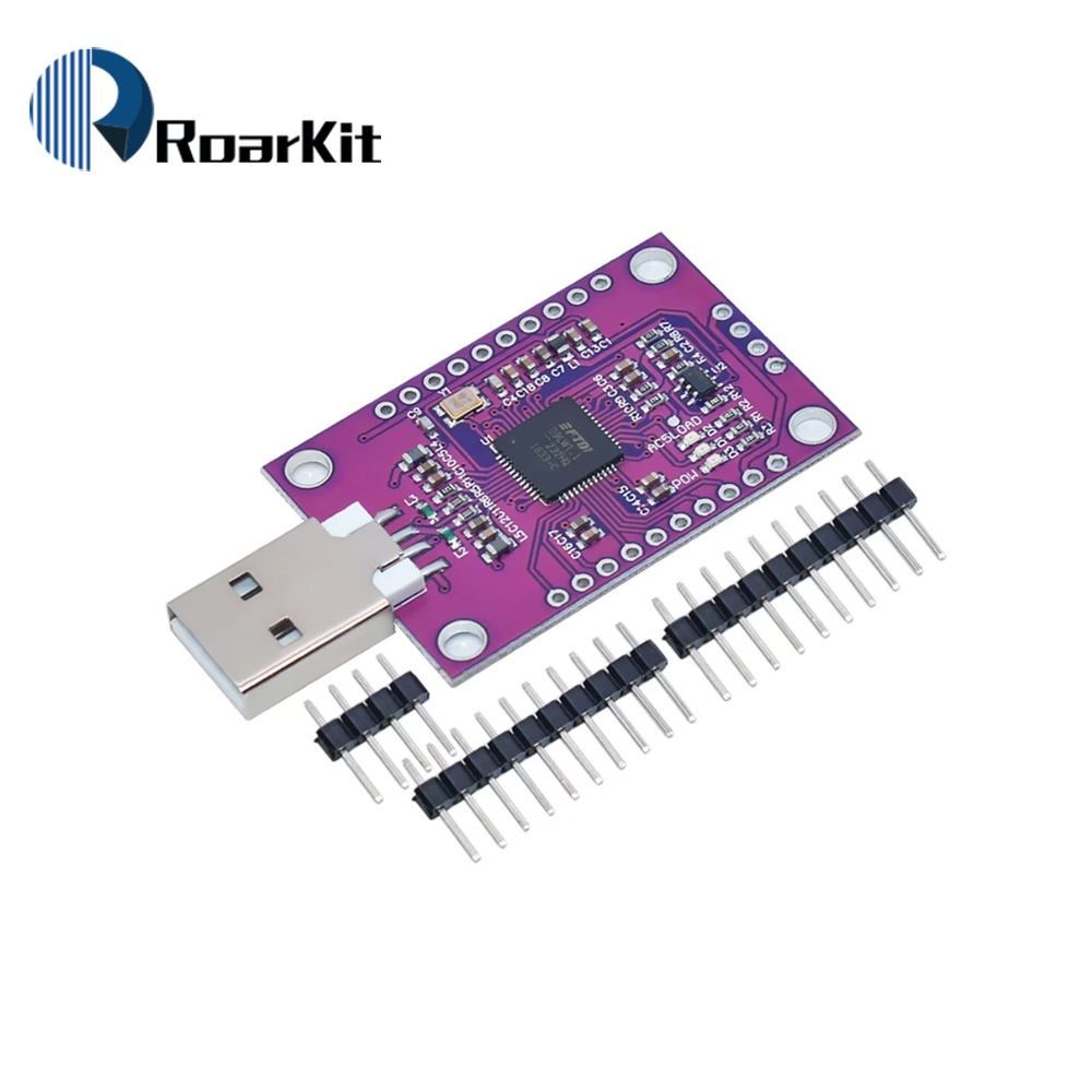 MCU FT232H USB sang JTAG UART FIFO SPI I2C Mô-đun cổng nối tiếp đa chức năng tốc độ cao FT232H