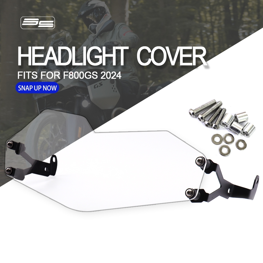 Phù Hợp Cho Xe BMW F800GS F800 GS GS800 2024 Xe Máy Đèn Pha Bảo Vệ Lưới Tản Nhiệt Màu Đen / Trong Su