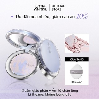 Little Ondine Phấn phủ Đá Mặt Trăng, trong trẻo kiềm dầu, mờ lì lâu dài, che khuyết điểm, giữ trang và sửa trang điểm 8.5g/3g