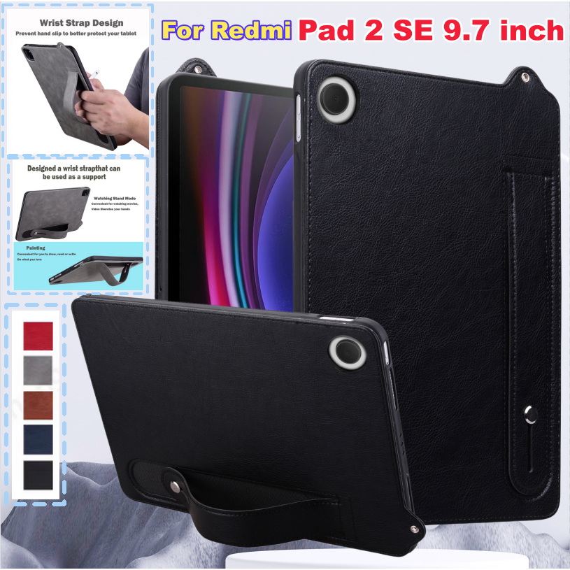 Dành Cho Redmi Pad 2 SE 9.7 inch 2026 Pad2 SE Da Mềm TPU Đứng Cầm Tay Máy Tính Bảng Funda Cho Redmi 