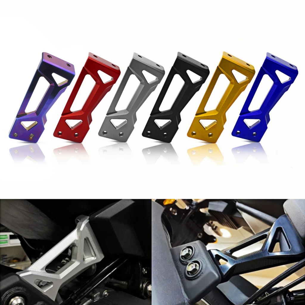 Xe Máy Nhôm Ống Xả Móc Treo Cho KYMCO KRV180 KRV 180 Xe Máy Phụ Kiện Chân Đế Nâng Ống Xả Móc Lắp Đặt