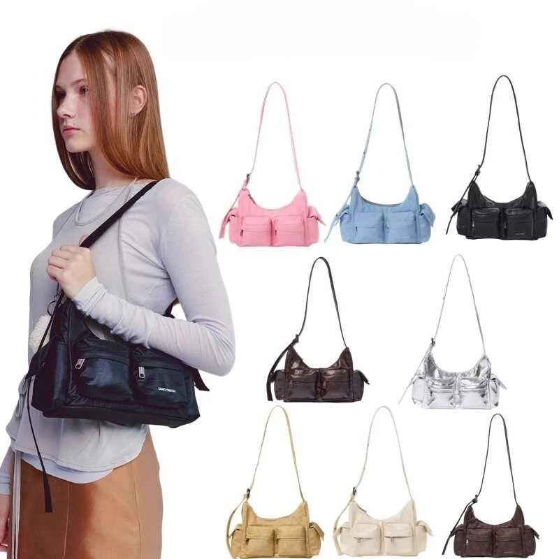 【s*a*m.0 0n*d0.H】Túi đựng cốc bỏ túi M Thiết kế Hàn Quốc Túi xe máy cổ điển Túi đeo chéo một vai