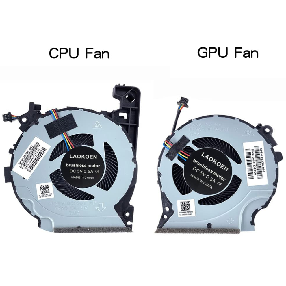 Dành Cho Laptop HP Pavilion Gaming 15-CX TPN-C133 Quạt Làm Mát CPU GPU Quạt Làm Mát