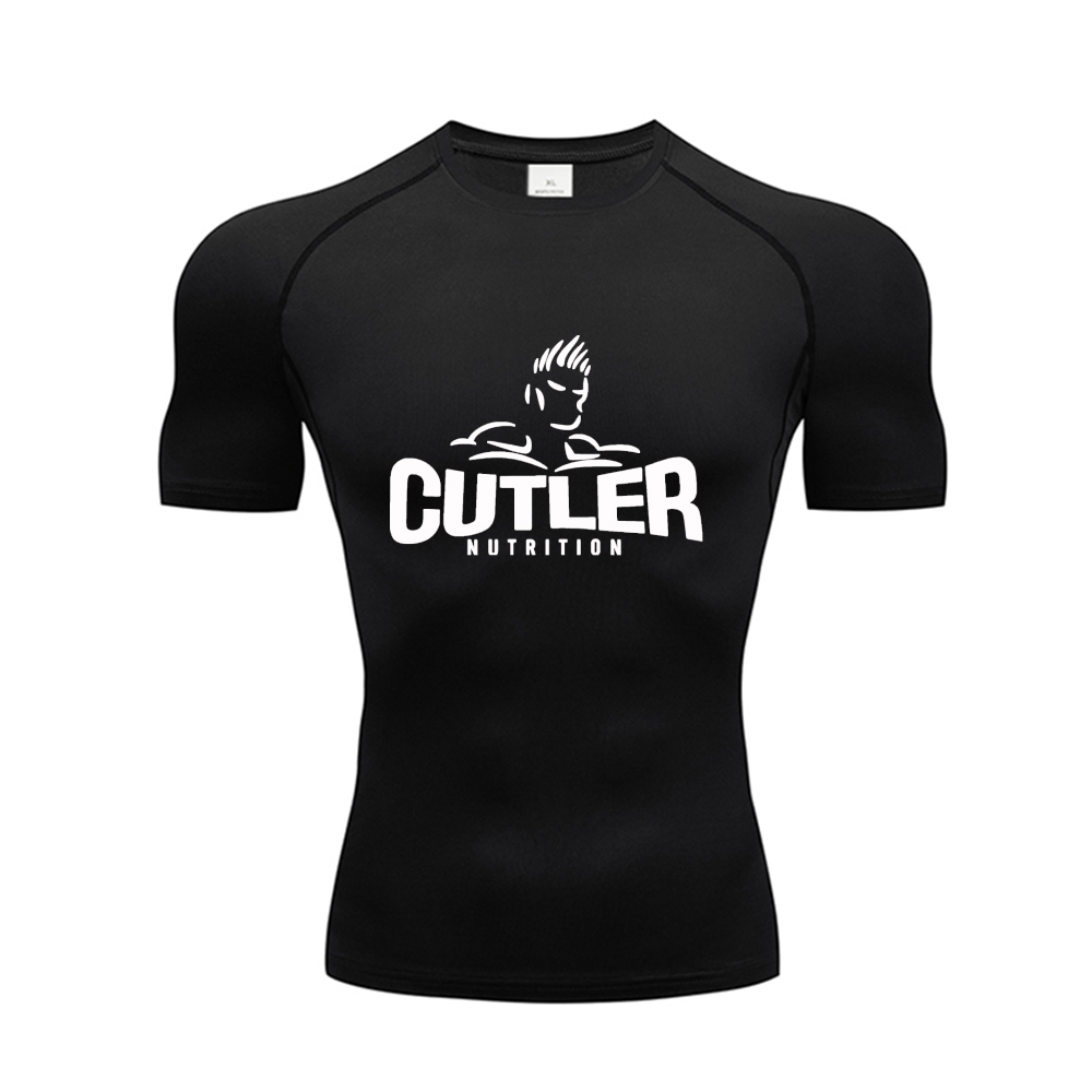 Jay Cutler Lấy Cảm Hứng Từ Nén Áo Thun Nam Tập Gym Áo Sơ Mi Moisture Wicking Nhanh Khô Thể Thao Tập 