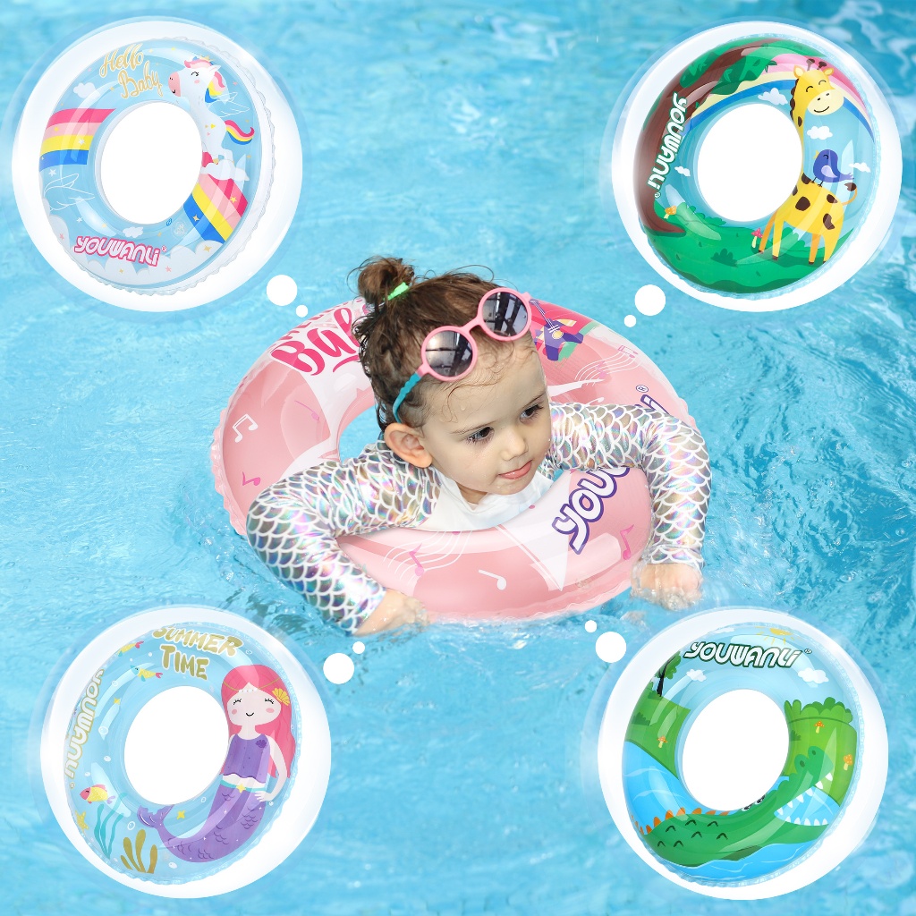 Phao Tập Bơi Swimbobo 2 Lớp Hơi, Chống Sặc, Chất Liệu PVC Dày Cho Bé Đi Bể Bơi
