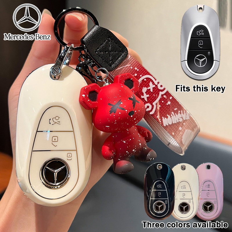 Vỏ chìa khóa xe Mercedes-Benz GLA GLB GLC AMG A200 A250 EQA EQB EQE C / E / S class W214 W215 W216 W