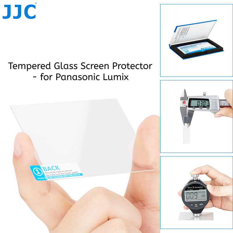 JJC Bộ sưu tập kính cường lực bảo vệ màn hình cho Panasonic Lumix TZ99 ZS99 TZ90 ZS70 FZ85 TZ85 S9 S