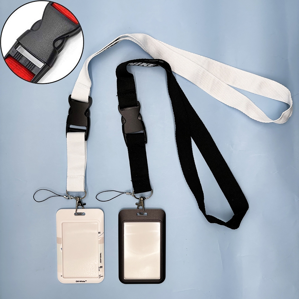 Thời Trang ID Huy Hiệu Hộp Đựng, Dây Đeo Cổ Móc Khóa Thẻ ID Tên Thẻ Chìa Khóa Điện Thoại Sling Quà T