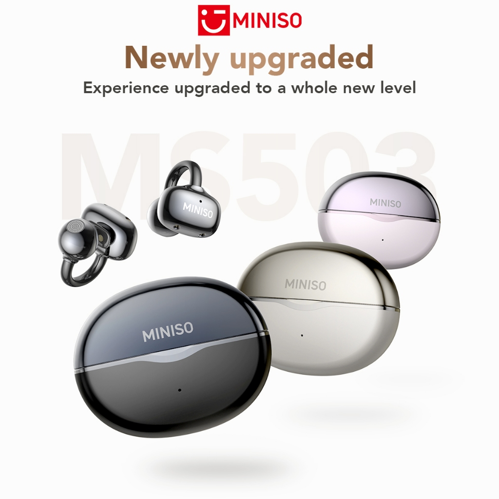 Tai nghe kẹp tai MINISO MS503 Bluetooth 5.0 có bản dịch thời gian thực | Theo dõi nhịp tim, Âm thanh