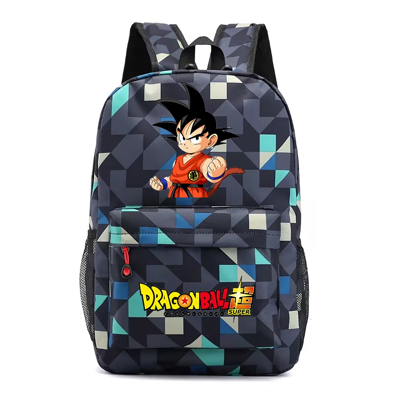 Miễn Phí Vận Chuyển Thời Trang Hoạt Hình Ba Lô Học Sinh Cao Cấp Son Goku 45 * 30cm Dung Tích Lớn Học