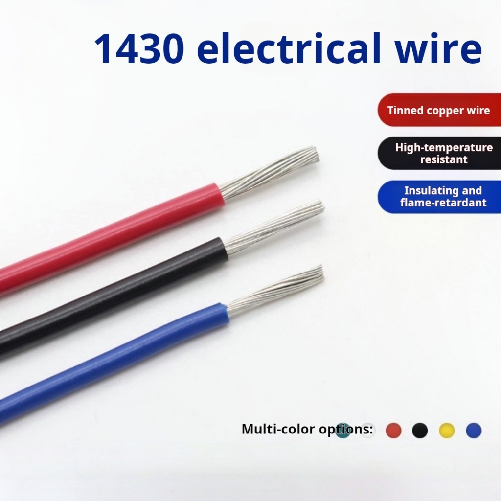 1430 dây AC chiếu xạ 16 / 18 / 20 / 22 / 24 / 26 / 28AWG dây đồng đóng hộp dây điện tử 1 mét