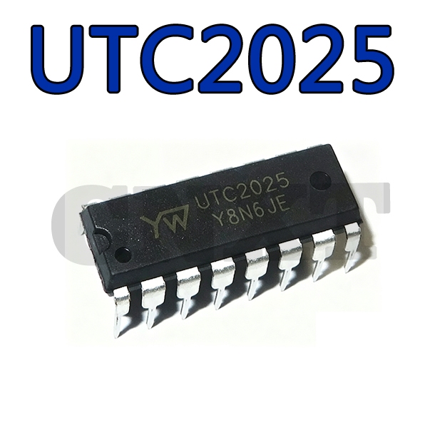 5 CHIẾC UTC2025 DIP16 Bộ khuếch đại công suất âm thanh Chip hoàn toàn mới Ban đầu