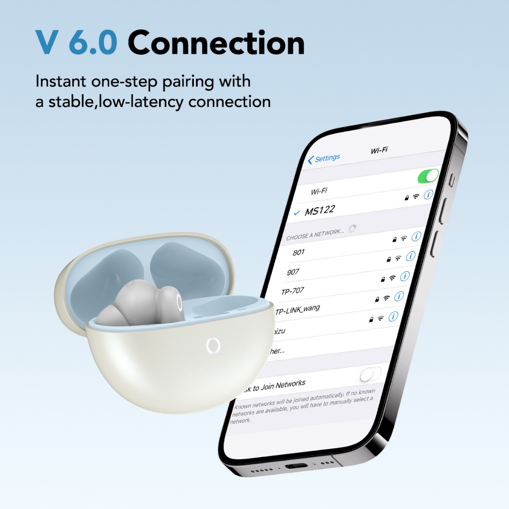 MINISO MS122  Tai Nghe Bluetooth Không Dây Cao CấpChế Độ Âm Nhạc HiFi ENC Khử Tiếng Ồn Cuộc Gọi Độ Trễ Siêu Thấp Chống Nước IPX5 | BigBuy360 - bigbuy360.vn