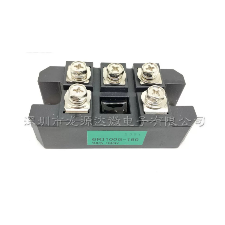 Cầu chỉnh lưu ba pha 6RI100G-160 Mô-đun nguồn 100A1600V Hàng mới Hàng có sẵn