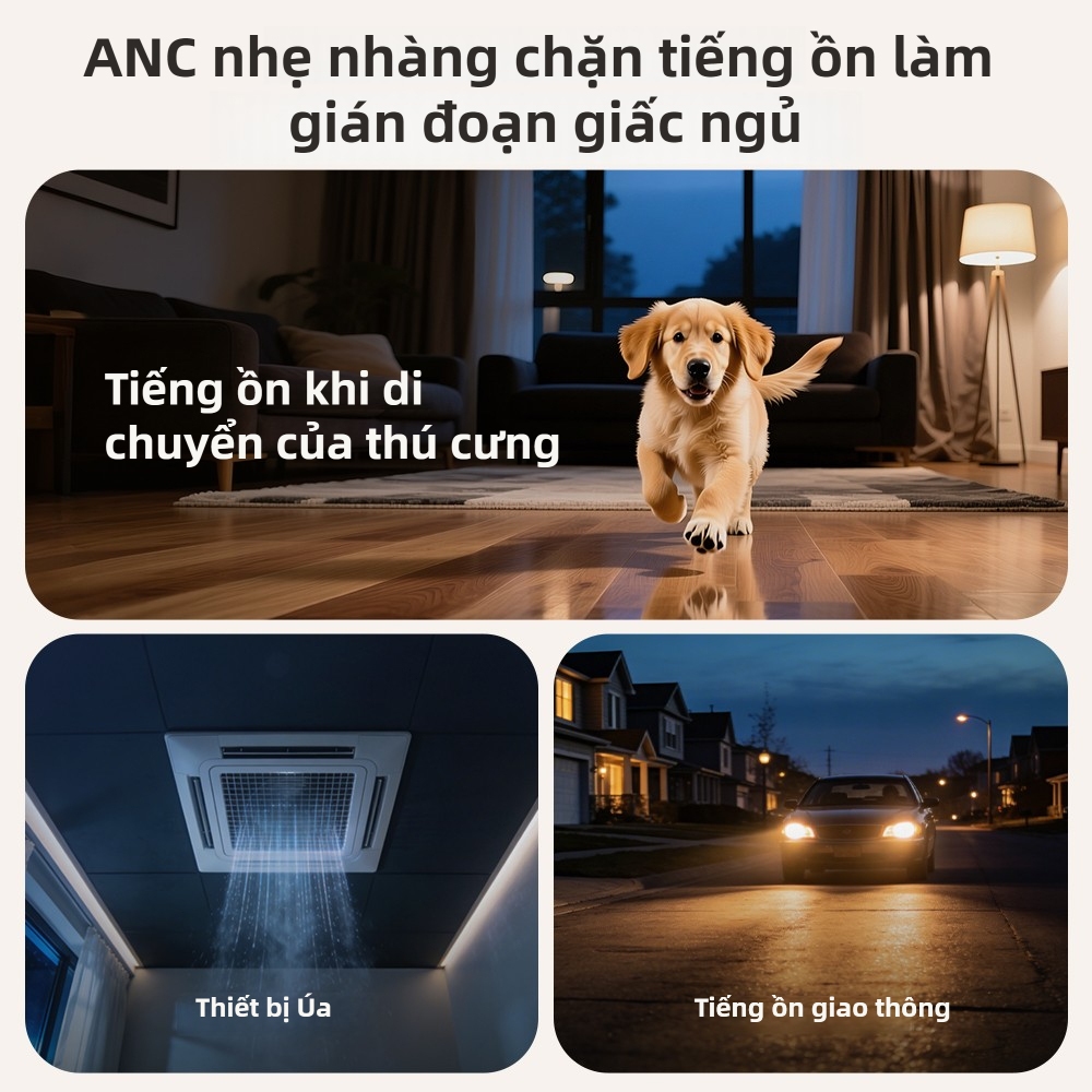 MINISO MS217 Tai nghe ngủ không dây 6.0 AI Tai nghe dịch thuật thời gian thực thông minh 3g Tai nghe âm thanh nổi HiFi vô hình và thoải mái cho | BigBuy360 - bigbuy360.vn